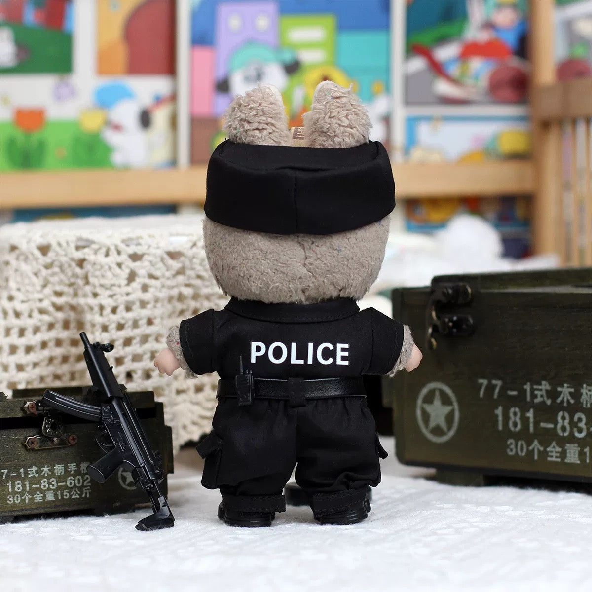 Labubu 'Special Agent' Tactical SWAT Outfit Set