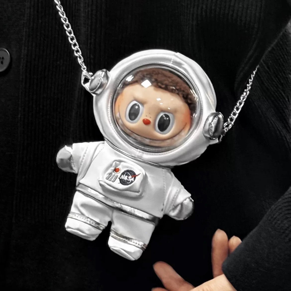 Labubu Astronaut Spacesuit Outfit | White NASA Space Explorer Costume