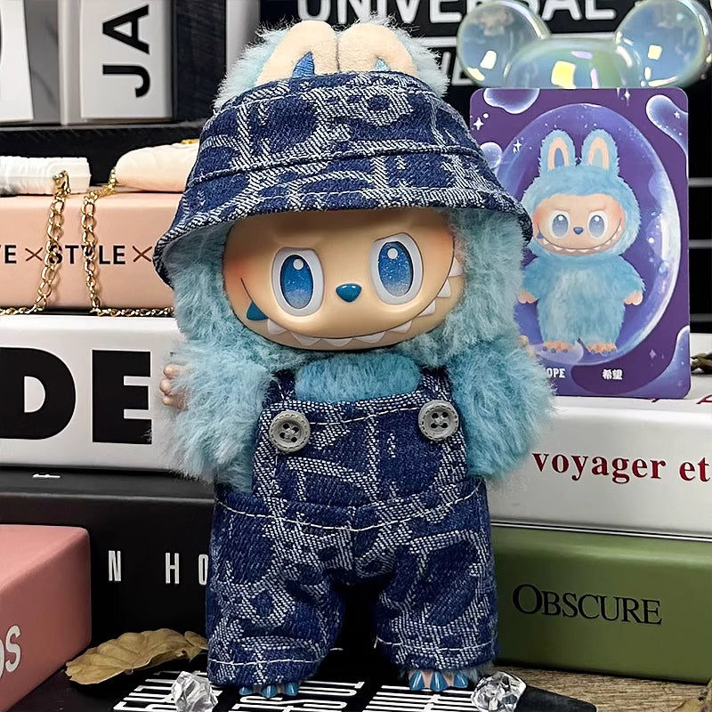 Trendy Patterned Overall Outfit