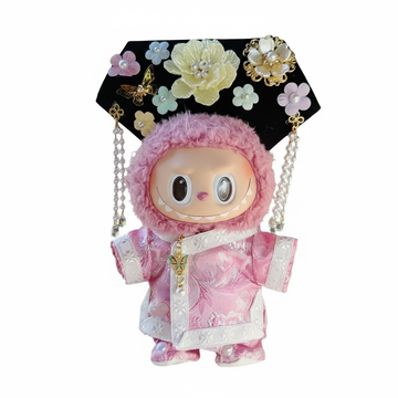Labubu Imperial Princess Hanfu Outfit | Ancient Chinese "Gege" Costume Set with Headdress & Shoes