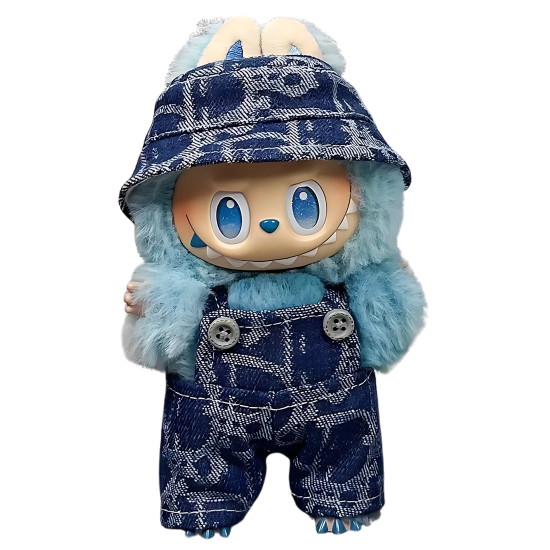 Trendy Patterned Overall Outfit