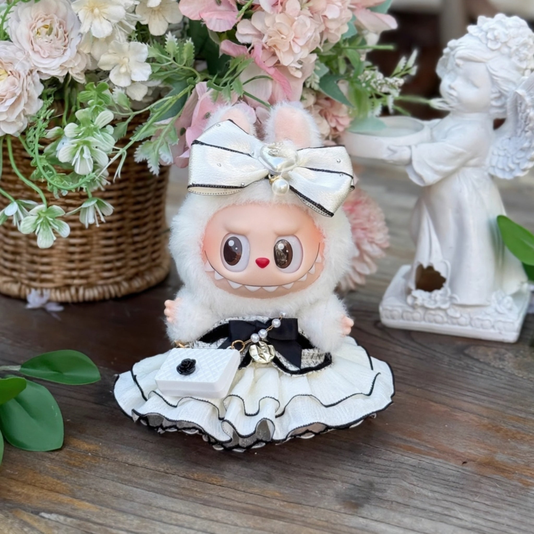 Chic Snowfall Three Layers Dress