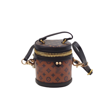 Miniature Bucket Bag with Monogram Pattern