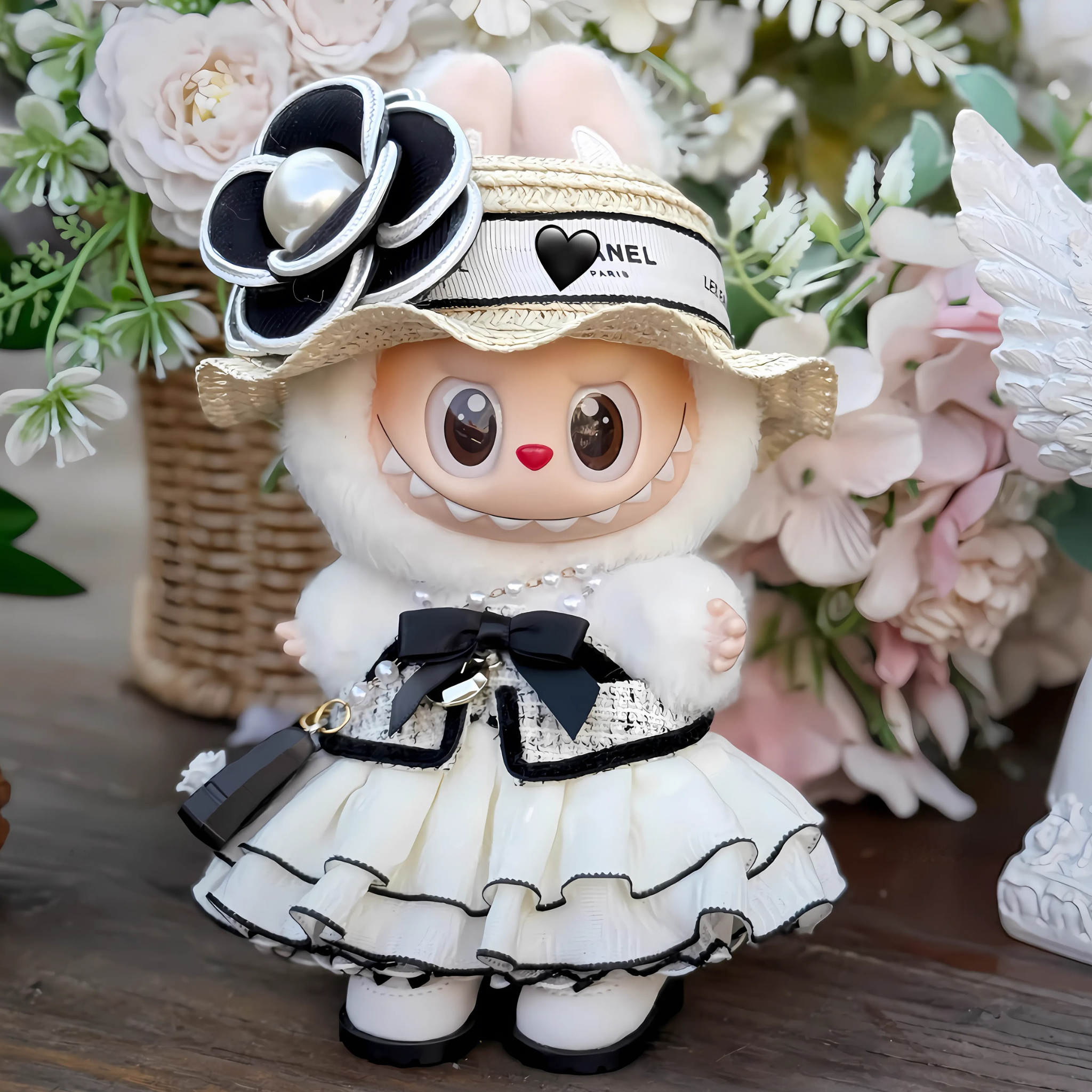 Chic Snowfall Three Layers Dress