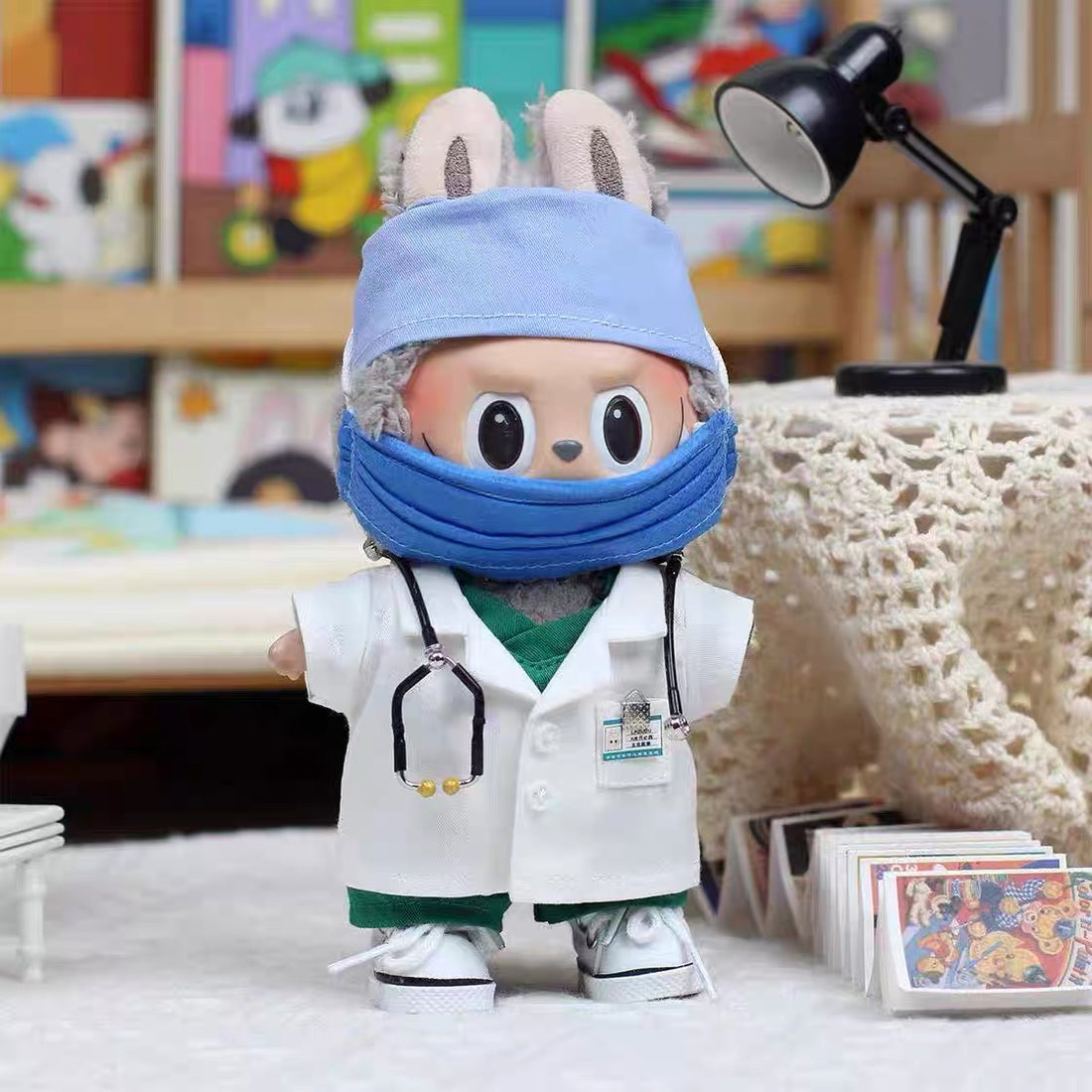 Labubu Doctor Outfit - 7-Piece Medical Physician Set
