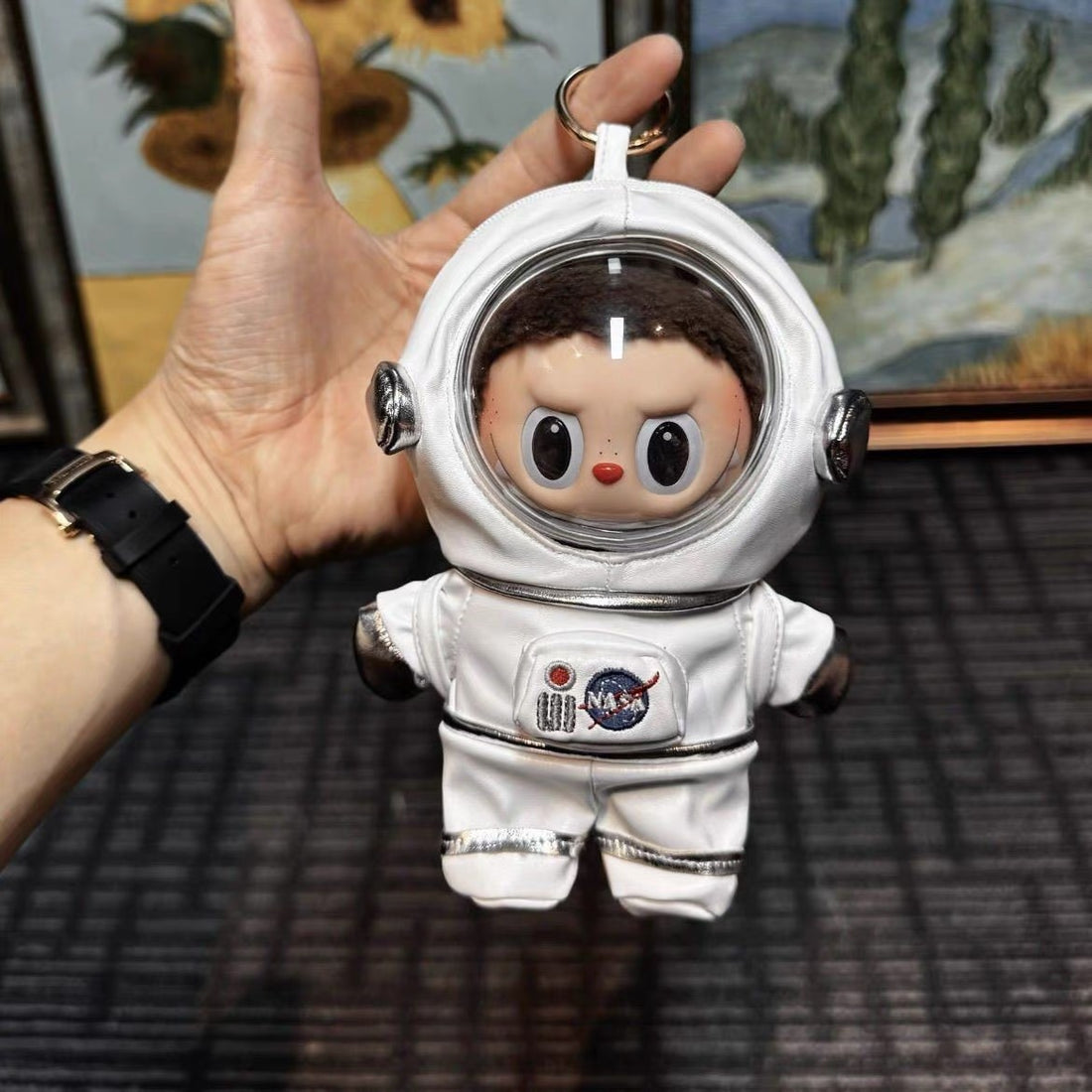 Labubu Astronaut Spacesuit Outfit | White NASA Space Explorer Costume