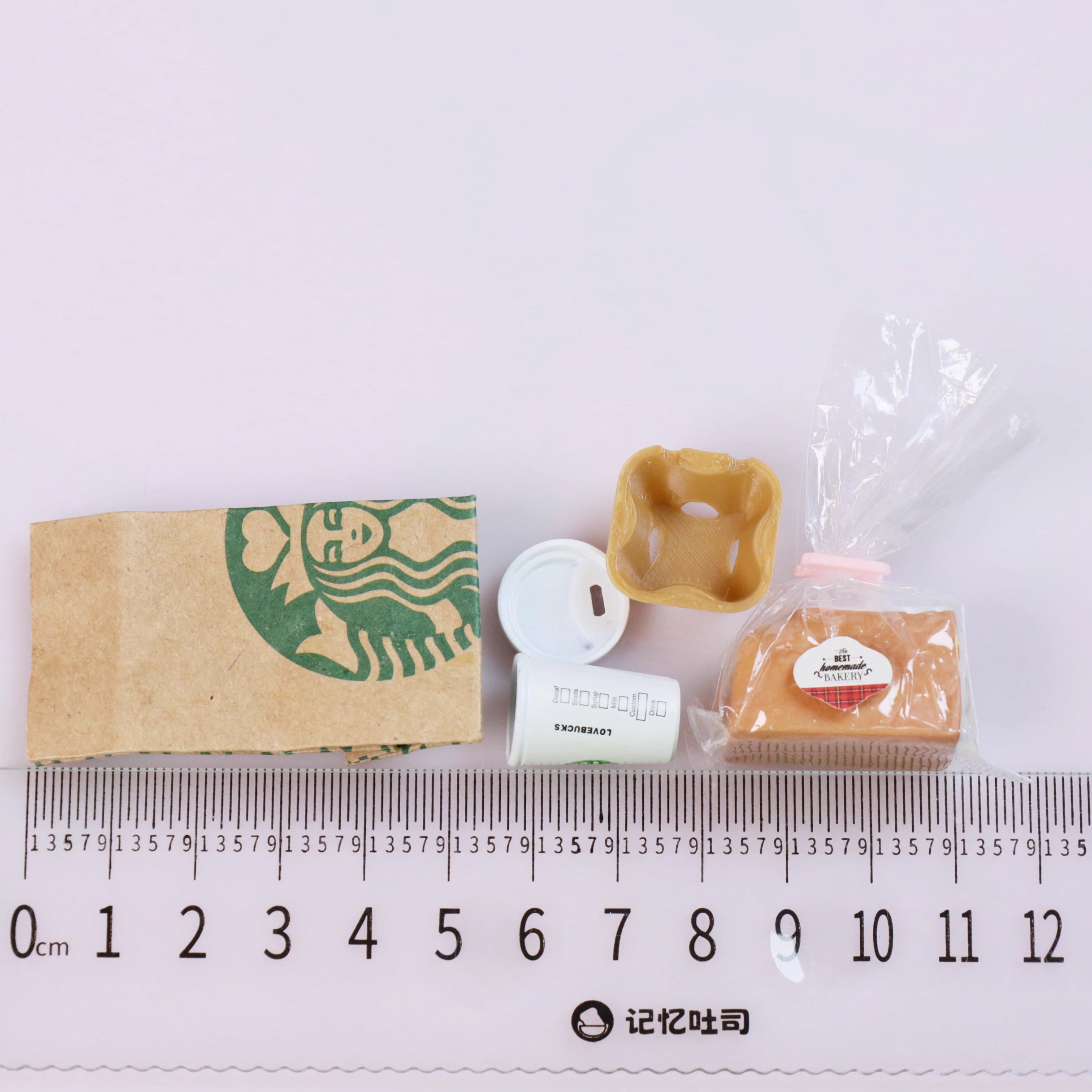 Miniature Coffee Shop Set