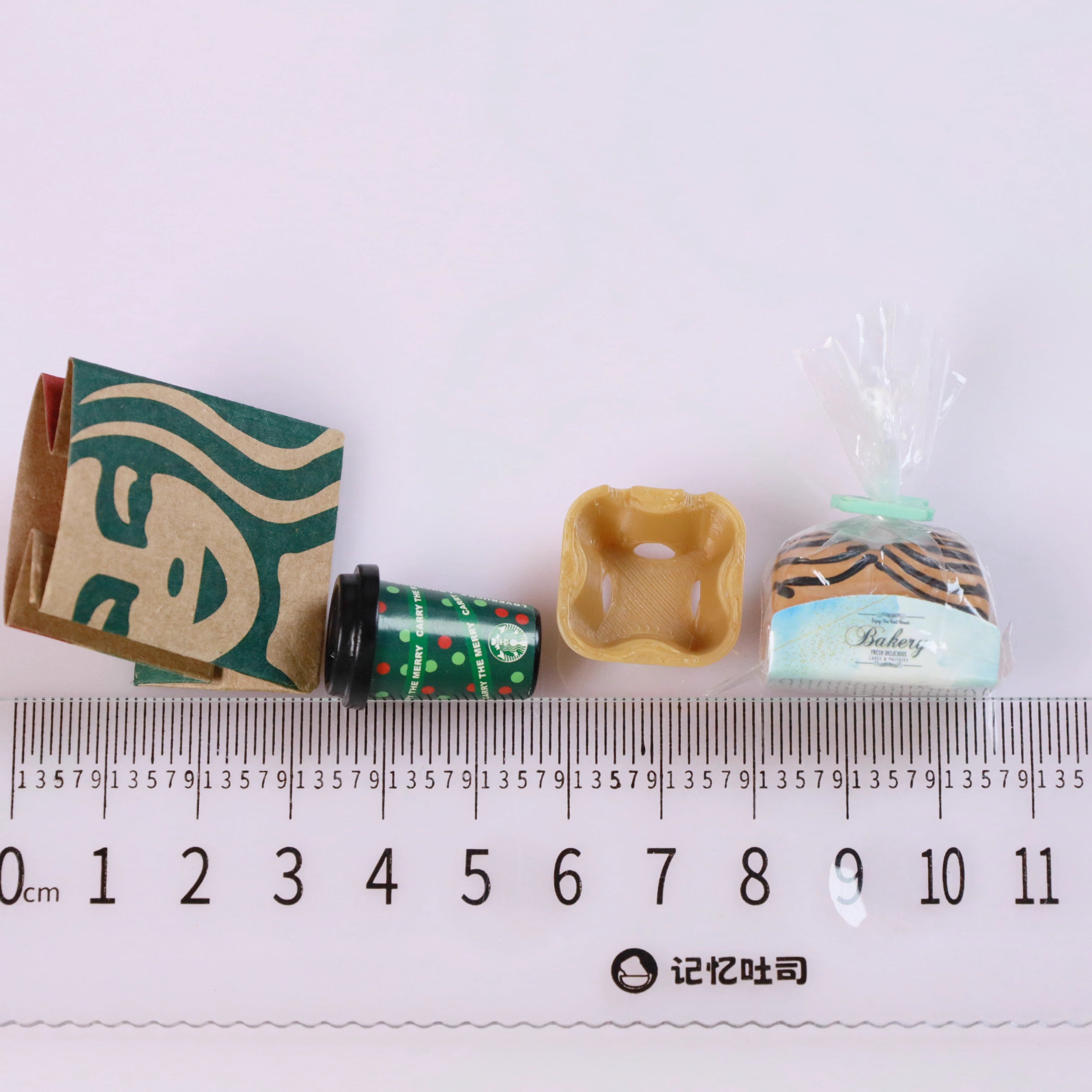 Miniature Coffee Shop Set